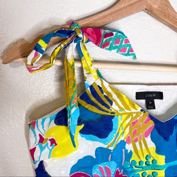 J.Crew Tie Shoulder Strap Peplum Top - Picture 3 of 5